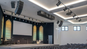 Evangelische Freikirche Detmold Herberhausen: Installation von VIO Beschallungssystem