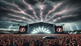 Donnerwetter Blitz in der Festival-Saison