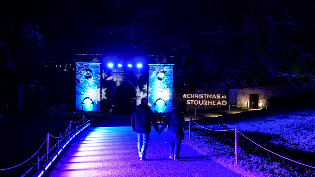 Christmas Light Trails