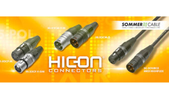 SOMMER CABLE: Neue PRO+ XLR-Verbinder von HICON