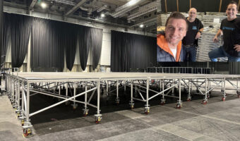 Messe Standort investiert in mobilen Bühnenunterbau von Prolyte