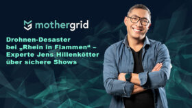Wenn eine fremde Drohne die Show stört