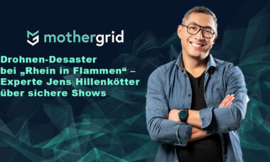 Wenn eine fremde Drohne die Show stört