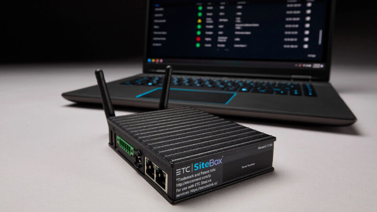 ETC SiteBox bildet die Hardware-Basis für die cloudbasierte Überwachungslösung SiteLink