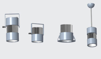SPOTLIGHT: Neue HALLED 85W High-Power-Downlights