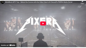 Video: Hinter den Kulissen der Metallica M72-Welttournee mit PIXERA