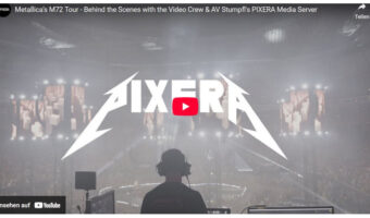 Video: Hinter den Kulissen der Metallica M72-Welttournee mit PIXERA