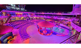 Anolis Calumma sorgt für Atmosphäre auf Carnival Cruise Lines Schiffen