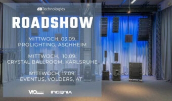 dBTechnologies Roadshow 2025 in Süddeutschland & Österreich