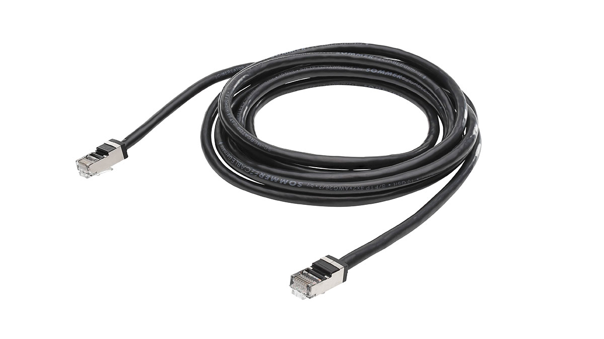 Mit dem SC-MERCATOR CAT.6a highflex erweitert Sommer cable sein Netzwerkportfolio um ein flexibles Cat.6a-Patchkabel für professionelle Anwendungen. Foto: Sommer cable